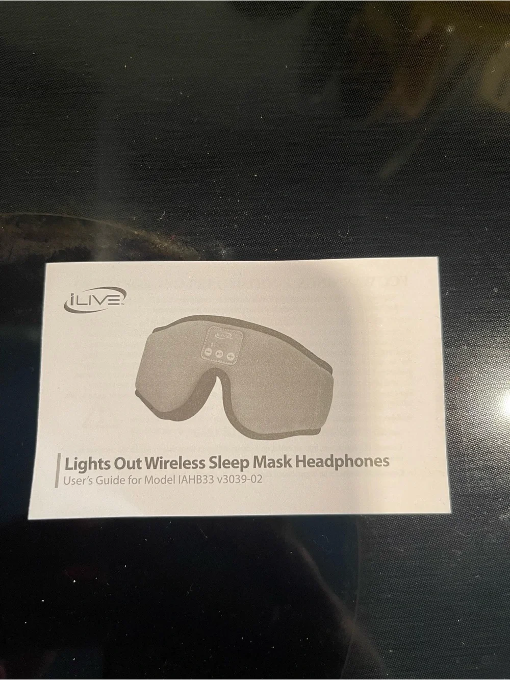 iLive Lights Out Wireless Sleep Mask Headphones